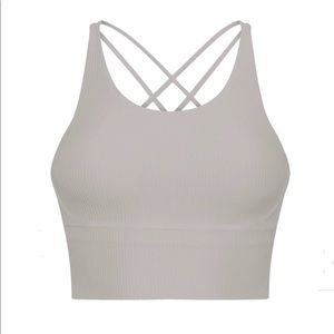 Free Spirit slim sculpt bra in “stone”